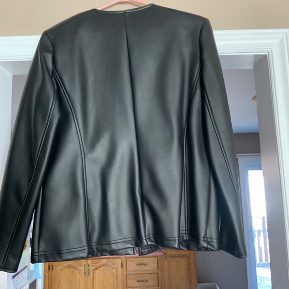 Faux leather jacket - Picture 2 of 9